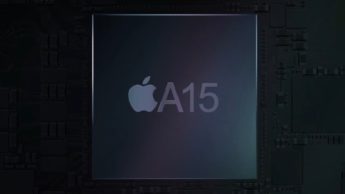Imagem chip A15 do iPhone 13 da Apple