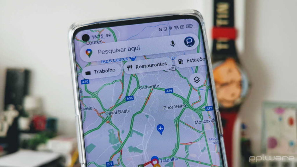 Google Maps engarrafamento condutores autoestrada trânsito