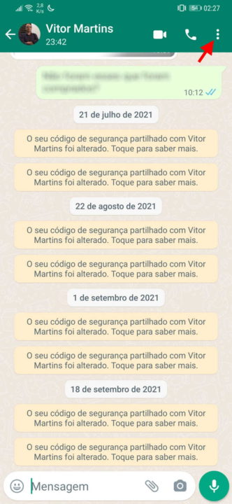 WhatsApp bloquear desbloquear contacto mensagens