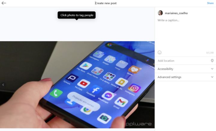 Finalmente! Já é possível fazer publicações no Instagram via computador