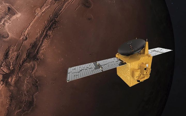 La sonda muestra altas concentraciones de oxígeno en la atmósfera marciana.