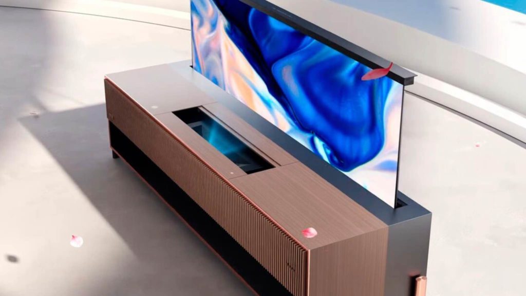 Hisense anuncia a primeira Laser TV com ecrã enrolável