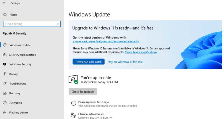 Actualización de innovación de interfaz de Microsoft de Windows 11