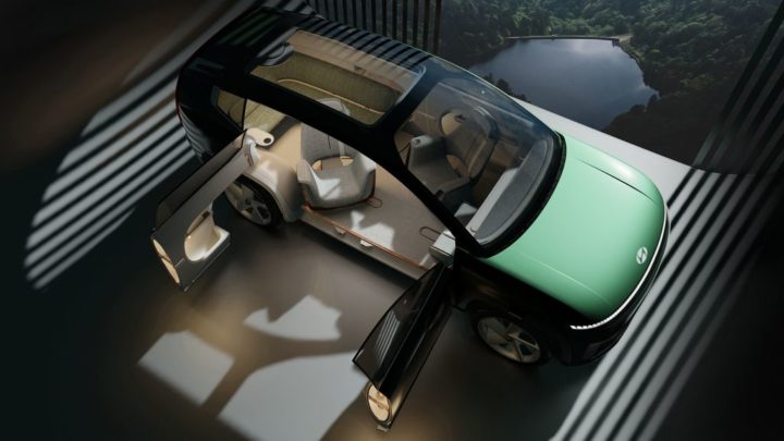 Hyundai Seven - o conceito de um carro elétrico que abre portas para uma sala de estar