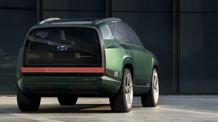 Hyundai Seven - o conceito de um carro elétrico que abre portas para uma sala de estar