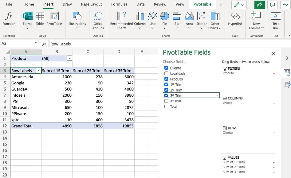 Tabelas Din Micas No Excel Saiba Como Criar E Usar