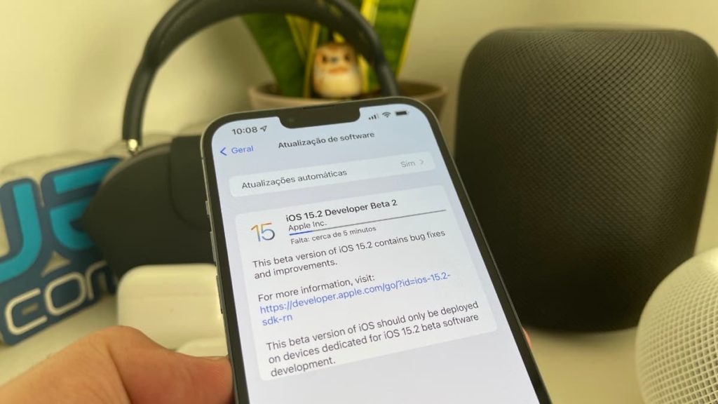 Apple lançou o iOS 15.2 beta 2 para os programadores