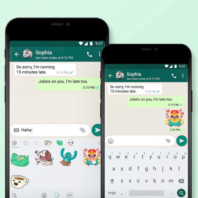 WhatsApp novidades melhorias autocolantes funcionalidades