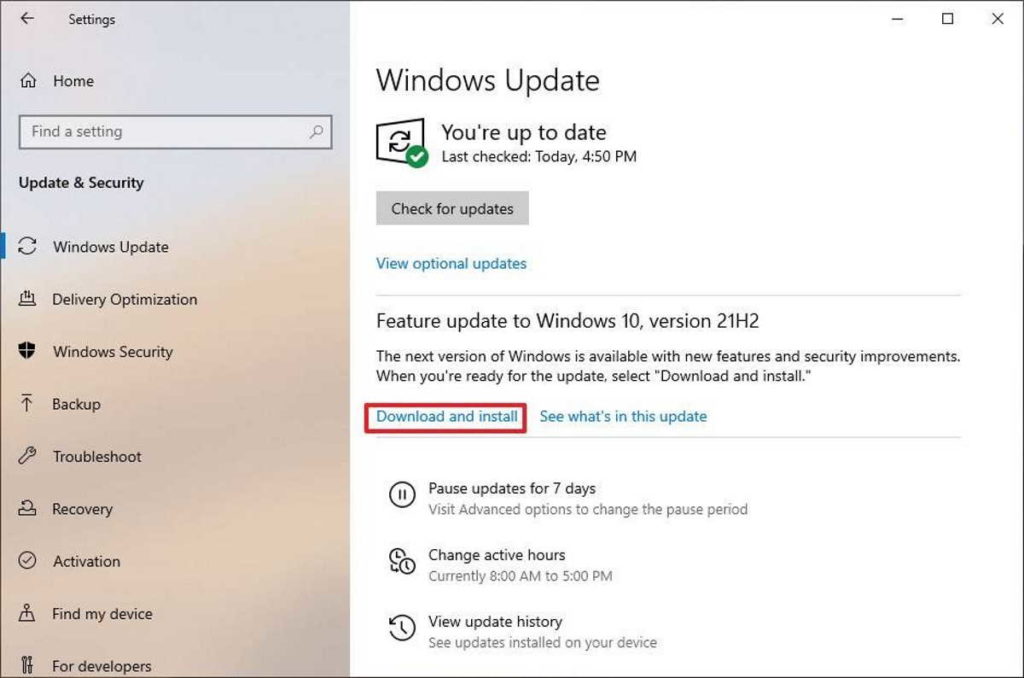 Don't have Windows 11? Windows 10 21H2 Update Awaiting