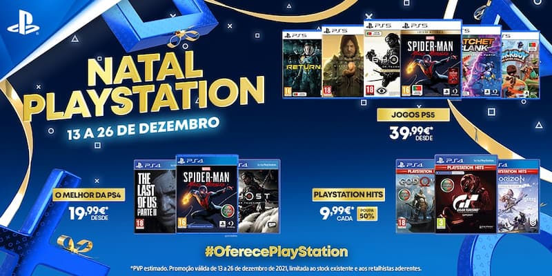 Ofertas de Natal da PlayStation têm jogos com desconto e games grátis