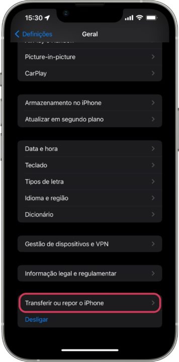 Imagem de nova funcionalidade do iOS 15.2