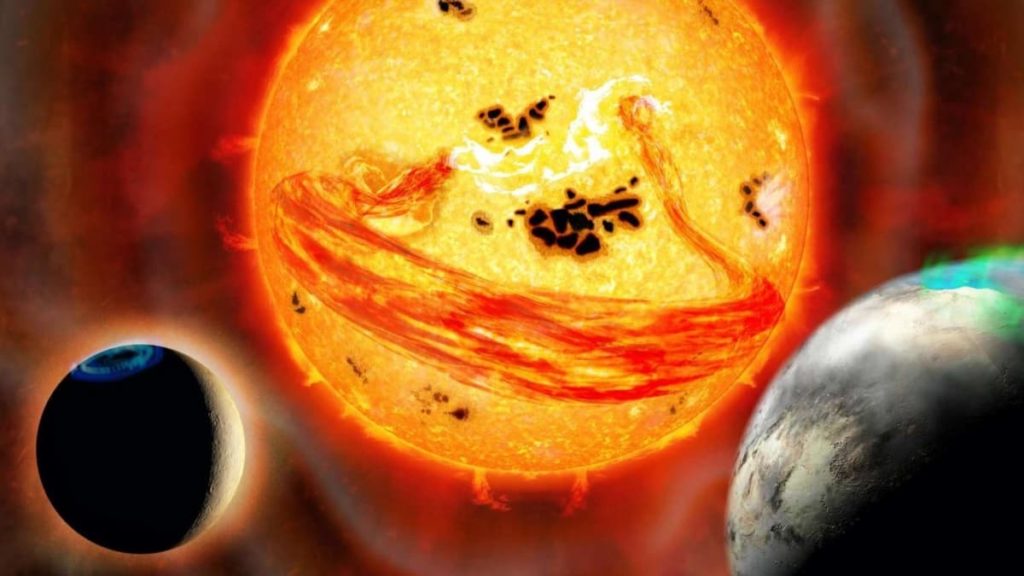 Estrela EK Draconis é parecida com o Sol e dá um aviso à vida na Terra