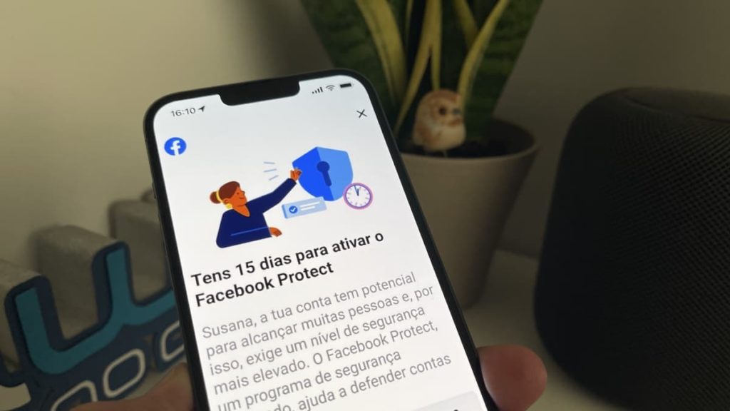 Tem 15 dias para ativar o Facebook Protect ou a sua conta será bloqueada