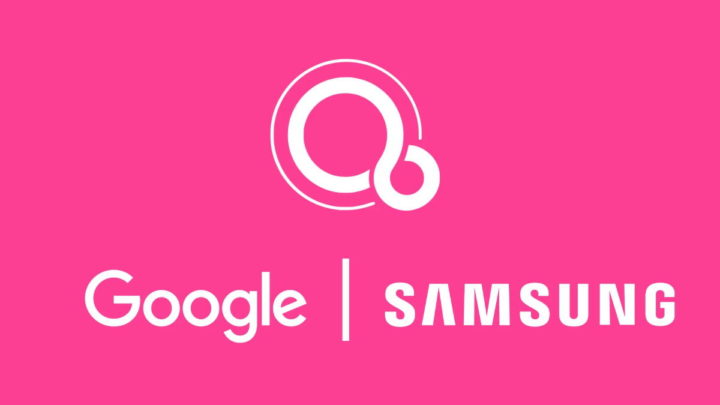 Samsung Fuchsia Android smartphones equipamentos