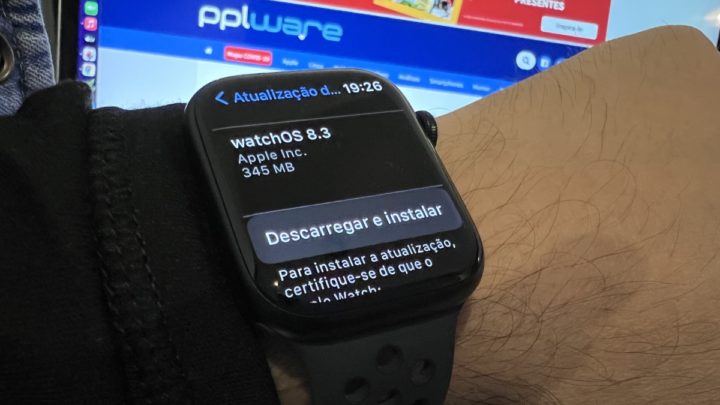 Imagem Apple Watch com watchOS 8.3