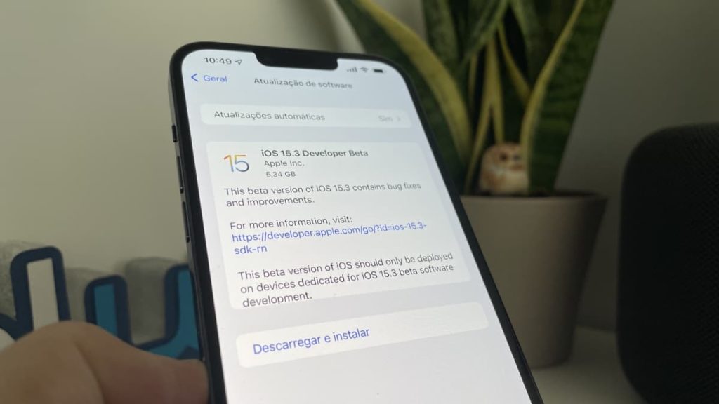 Apple já disponibilizou o iOS 15.3 beta 1 para programadores
