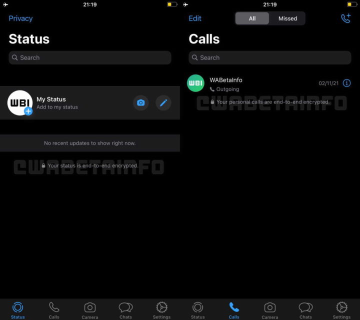 WhatsApp apps móveis novidades interface