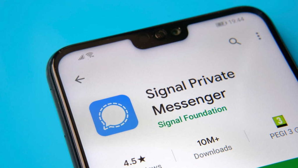 Signal app esconder segurança mensagens