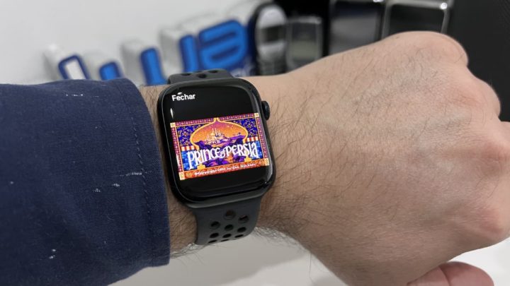 Imagem Apple Watch com o jogo Prince of Persia