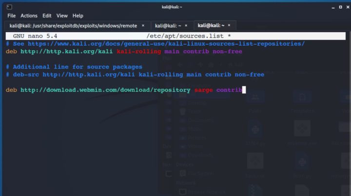 Com instalar facilmente o Webmin no Kali Linux?