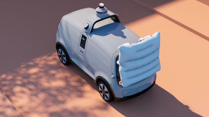 Nuro, o elétrico autónomo com airbag no exterior