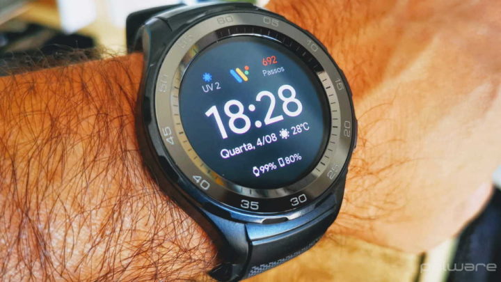 Wear OS canhotos smartwatches relógios interface