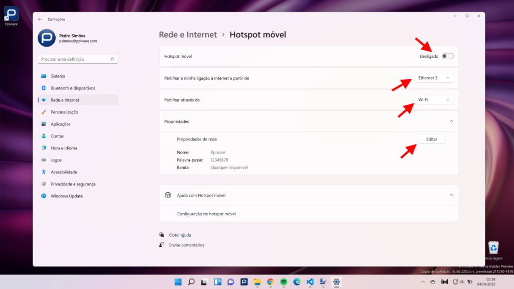 Windows 11 Hotspot No