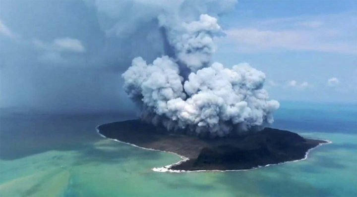 Volcán Tonga: Portugal ha registrado cambios en el nivel del mar
