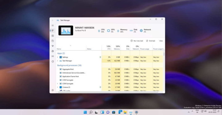 Windows 11 Gestor Tarefas Microsoft renovar