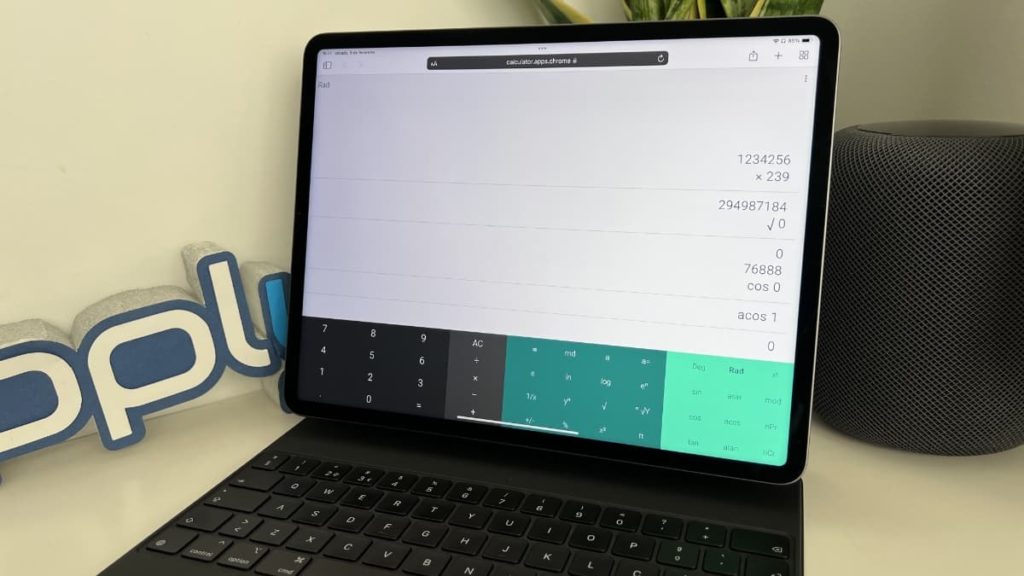 Calculadora para iPad que a Apple nunca quis lançar,  finalmente chegou como web app Google
