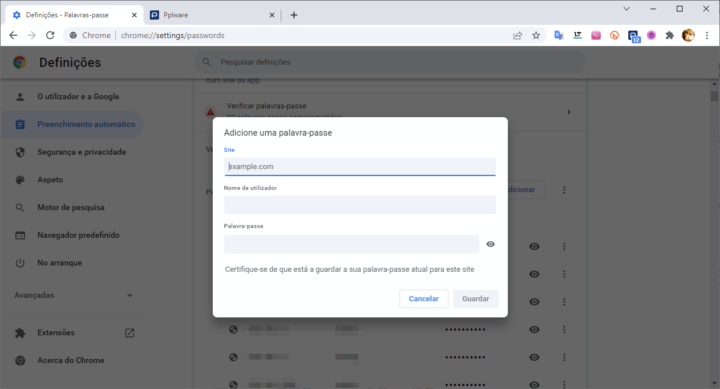 Google Chrome: Já pode adicionar passwords manualmente. Veja como fazer