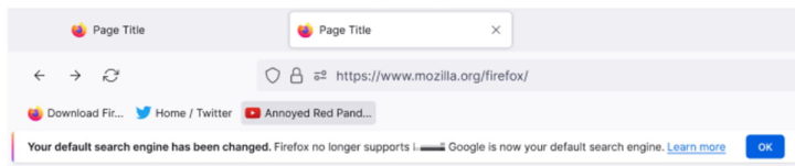 Firefox browser Mozilla motor pesquisa