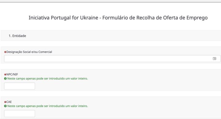 Portugal for Ukraine: Tem intenção de recrutar cidadãos da Ucrânia?