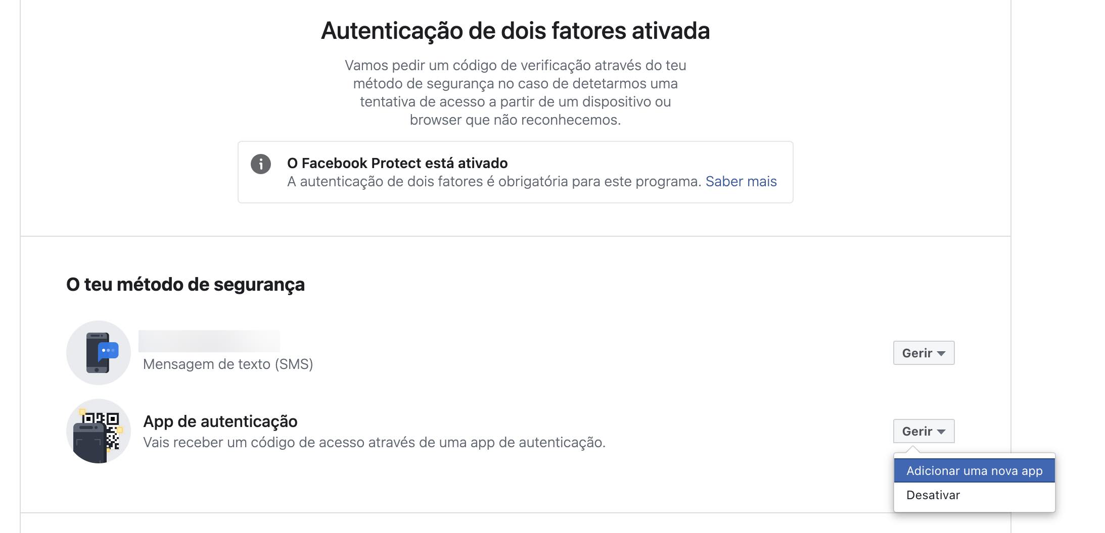 Aplicativo de autenticação no Facebook: como ativar e desativar