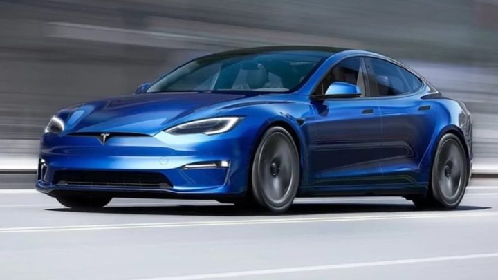 Imagem Tesla Model S Plaid de Elon Musk