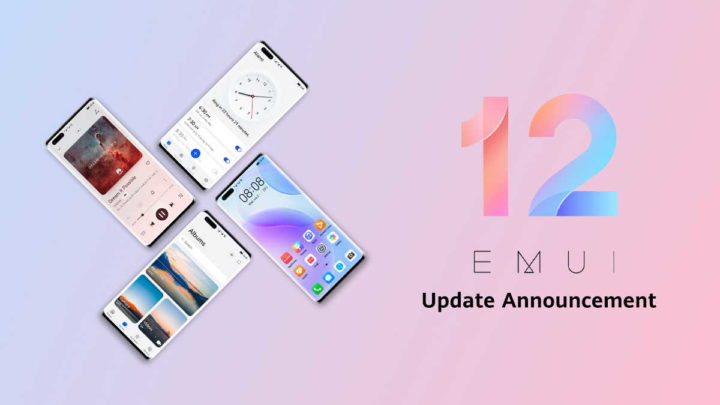 EMUI 12 Huawei smartphones atualização Android