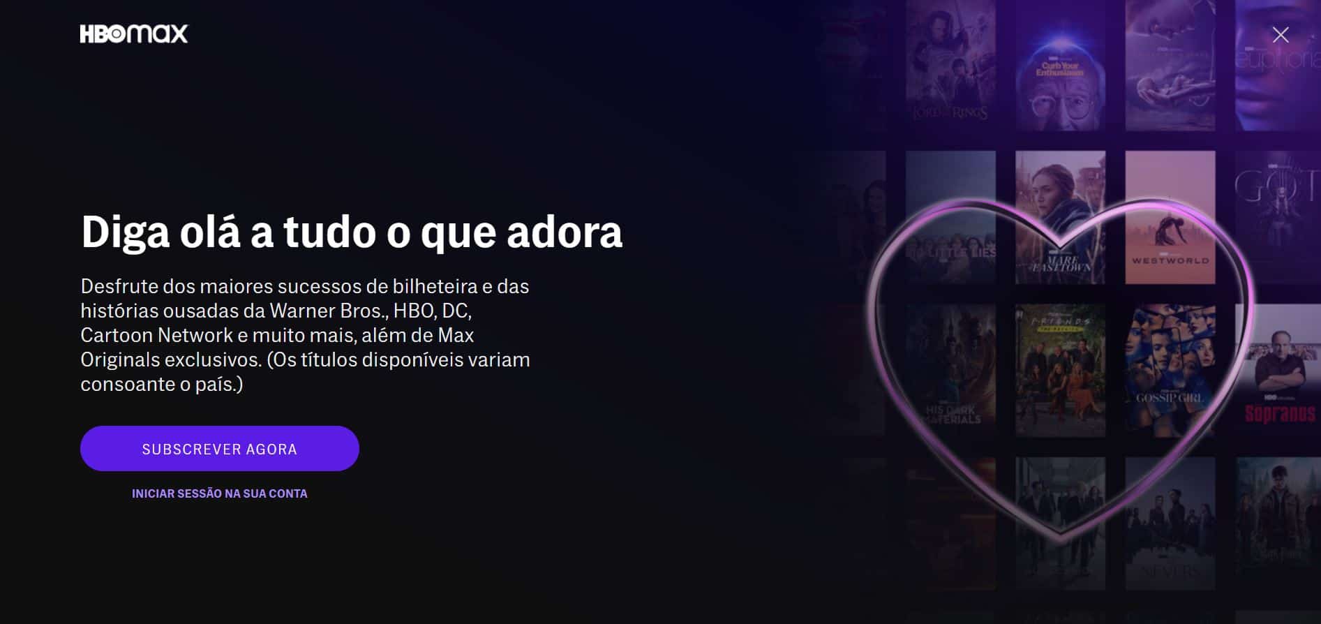 HBO Max já está disponível em Portugal