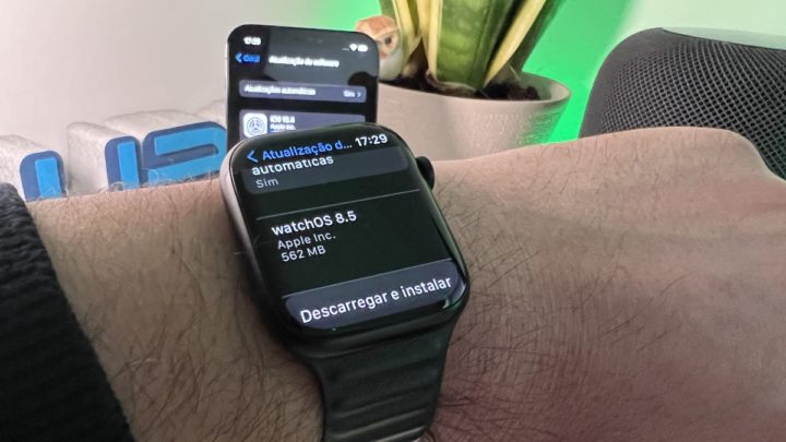 Apple Watch 7 watchOS 8.5 carregamento rápido
