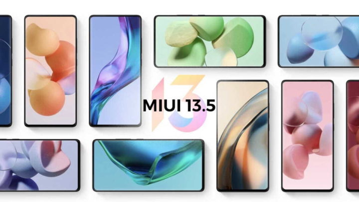 Xiaomi MIUI 13.5 smartphones Android 12