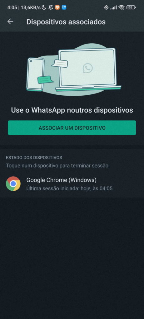WhatsApp multi-dispositivos smartphone browser serviço