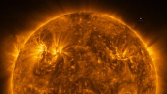 Imagem captada pela Solar Orbiter da NASA ao Sol