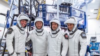 Astronautas da Axiom Space que voarão para a ISS