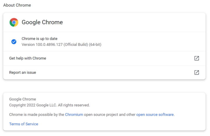 Chrome Google browser problema segurança