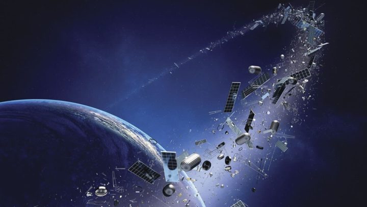Sabia que há mais de 30 mil detritos espaciais na órbita da Terra?