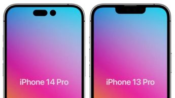 Imagem iPhone 14 Pro versus iPhone 13 pro