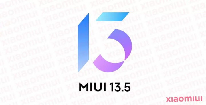 Xiaomi MIUI 13.5 logótipo smartphones