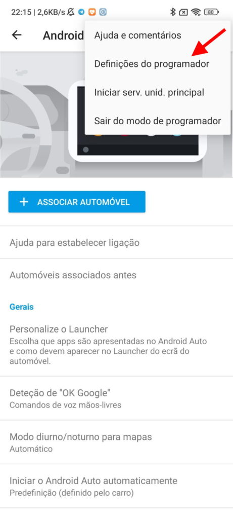 Android Auto captura ecrã Google