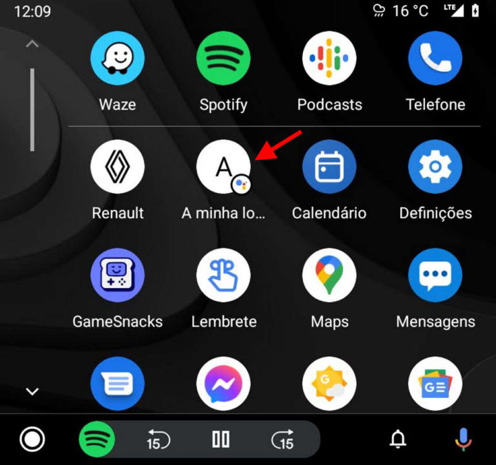Android Auto Google atalho smartphone