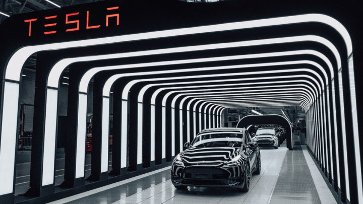 Tesla produção carros trimestre elétricos