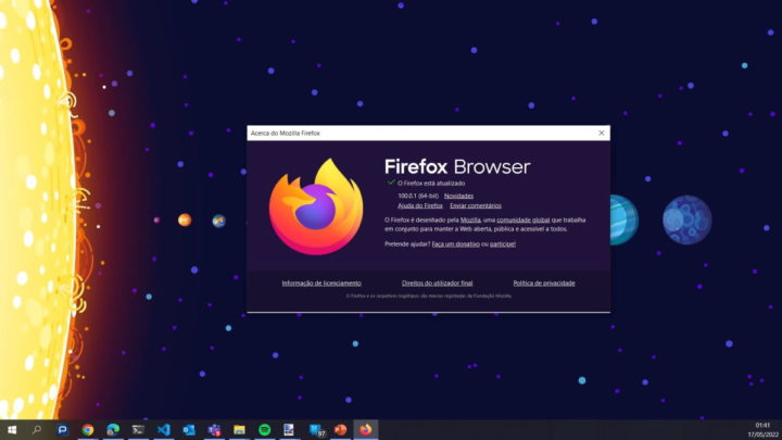 Firefox Mozilla browser versão melhorias